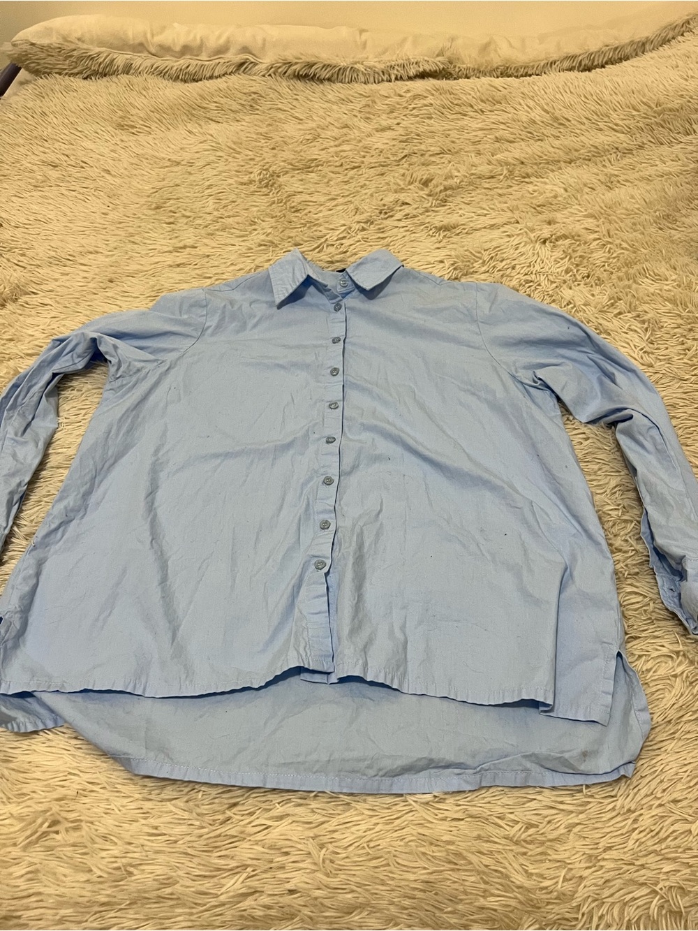 Motel Rocks Light Blue Button-Down Shirt